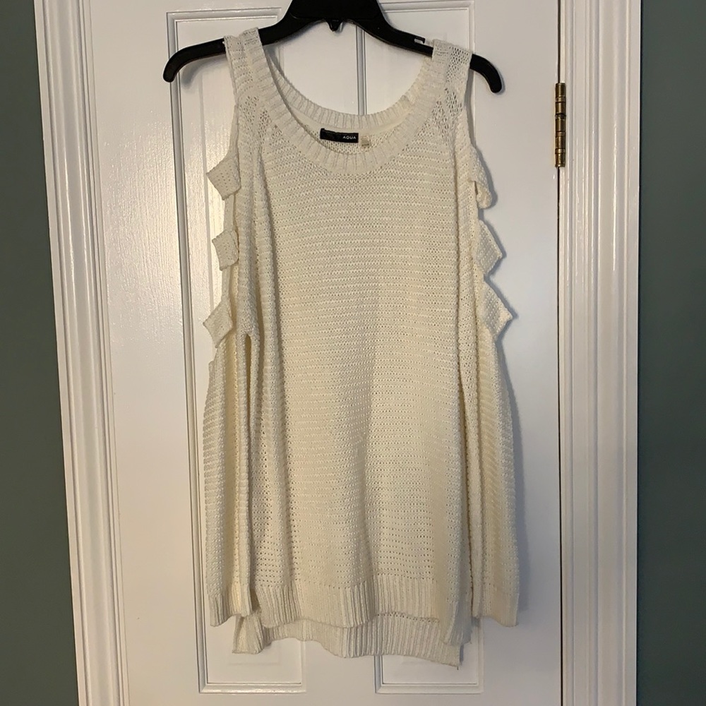AQUA oversized knit sweater